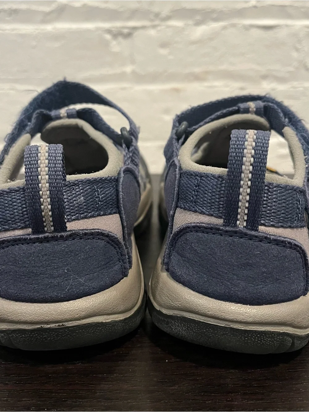 Keen Kids Navy Blue and Gray Closed-Toe Outdoor Sandals